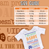 I Am Proof Daddy Doesn't Play Video Games All The Time Baby Grow for Baby Girl or Boy, Cute and Comfortable Baby Vests