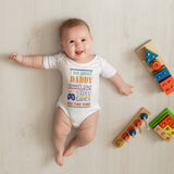 I Am Proof Daddy Doesn't Play Video Games All The Time Baby Grow for Baby Girl or Boy, Cute and Comfortable Baby Vests