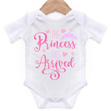 The Princess Has Arrived Funny Grow for Baby, Cute and Comfortable Baby Vests