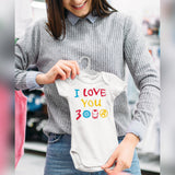 I Love You 3000 Baby Grow for Baby Girl or Boy, Cute and Comfortable Baby Vests