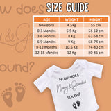 How Does Nanny & Grandad Sound - Baby Grow For Boy or Girl