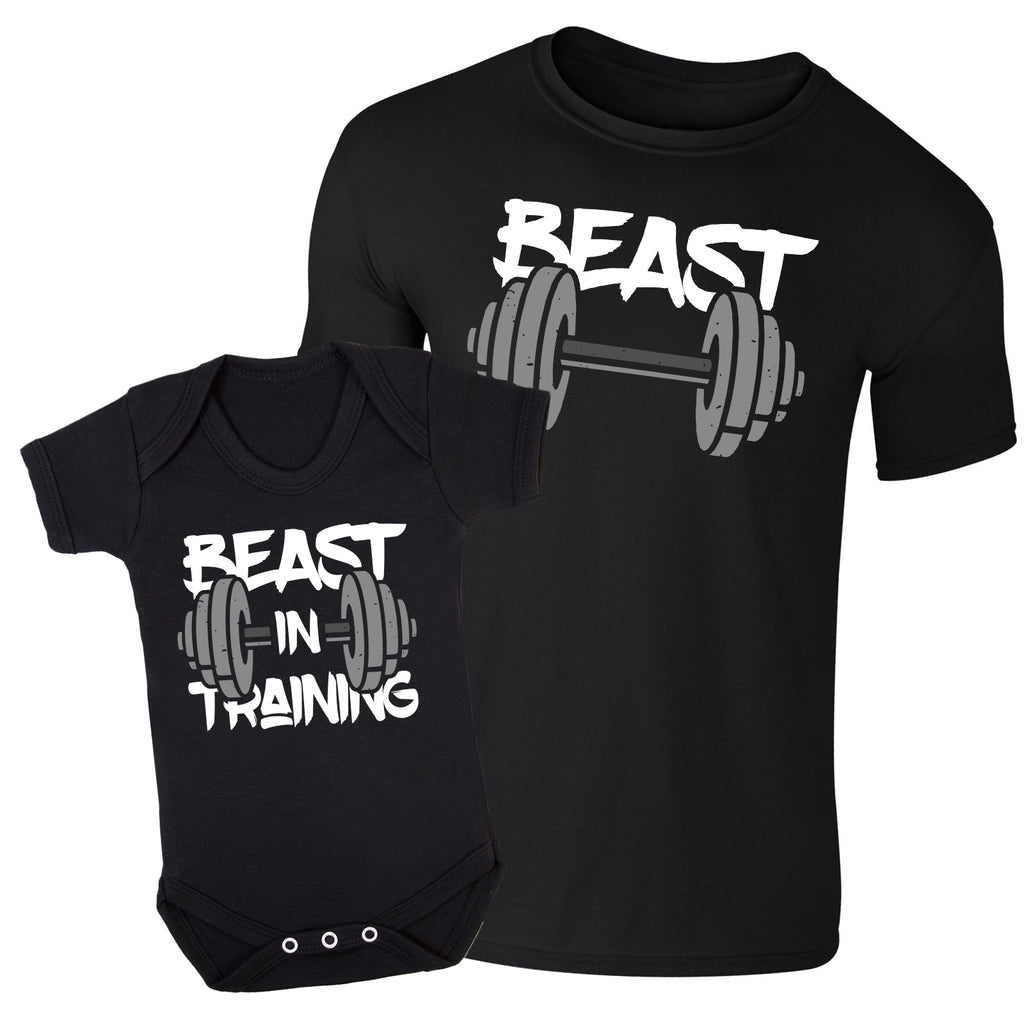 Father and Son Matching Tops - Beast and Beast in Training (Sold Separately)