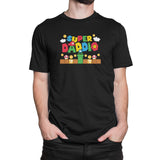 Super Daddio Fun Retro Gaming Theme T Shirt For Dad