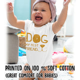 Dog Is My Best Friend Grow for Baby Girl or Boy, Cute and Comfortable Baby Vests