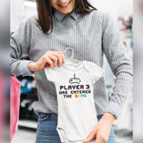 Player 3 Has Entered The Game Short Sleeve Bodysuit / Baby Grow For Baby Boy Or Girl