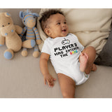 Player 3 Has Entered The Game Short Sleeve Bodysuit / Baby Grow For Baby Boy Or Girl