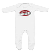 Hello I'M Awesome Rompersuit For A Baby Boy Or A Girl