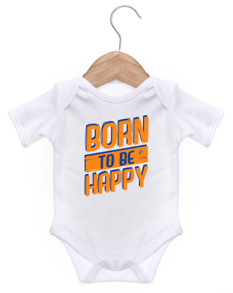 Born To Be Happy / Baby Grow For Baby Boy Or Girl
