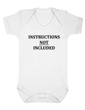 Instructions Not Included Baby Boy Girl Unisex Short Sleeve Bodysuit
