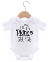 Little Prince Personalised Baby Vest