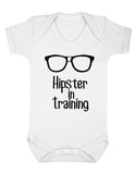 Hipster In Training Baby Boy Girl Unisex Short Sleeve Bodysuit