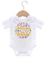 Welcome To The World / Baby Grow For Baby Boy Or Girl