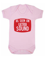 As Seen On Ultra Sound Baby Boy Girl Unisex Short Sleeve Bodysuit