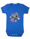 Just Beat It Boom Box Short Sleeve Bodysuit
