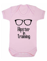 Hipster In Training Baby Boy Girl Unisex Short Sleeve Bodysuit