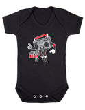 Just Beat It Boom Box Short Sleeve Bodysuit