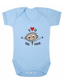 I Love You This Much Baby Boy Girl Unisex Short Sleeve Bodysuit