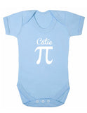 Cutie Pie Baby Boy Girl Unisex Short Sleeve Bodysuit (Baby Pink, 0-3m)