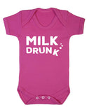 Milk Drunk Baby Boy Girl Unisex Shortsleeve Bodysuit