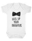 Lock Up Your Daughters Baby Boy Girl Unisex Short Sleeve Bodysuit