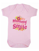 My Mummy Makes Me Smile Short Sleeve Bodysuit