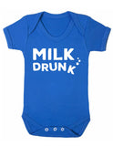 Milk Drunk Baby Boy Girl Unisex Shortsleeve Bodysuit