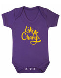 Like A Champ Baby Boy Girl Unisex Short Sleeve Bodysuit