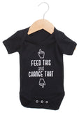 Feed This Change That Short Sleeve Bodysuit