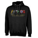 Fathor Dictionary Definition Metallic Effect Print Super Dad T Shirt