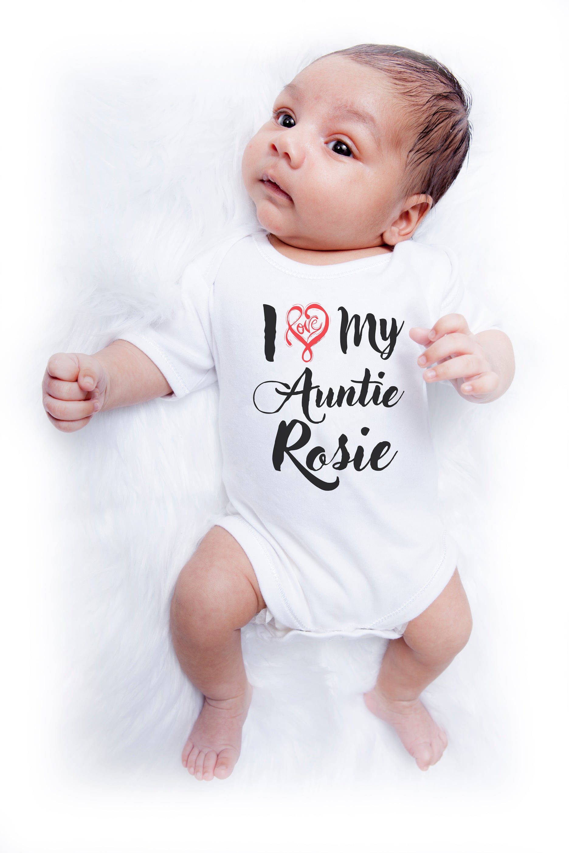 I love my sales auntie baby onesie