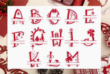 Personalised Chrtistmas Bodysuit Letter Design  / Baby Grow For Baby Boy Or Girl