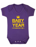 Baby Of The Year Baby Boy Girl Unisex Short Sleeve Bodysuit