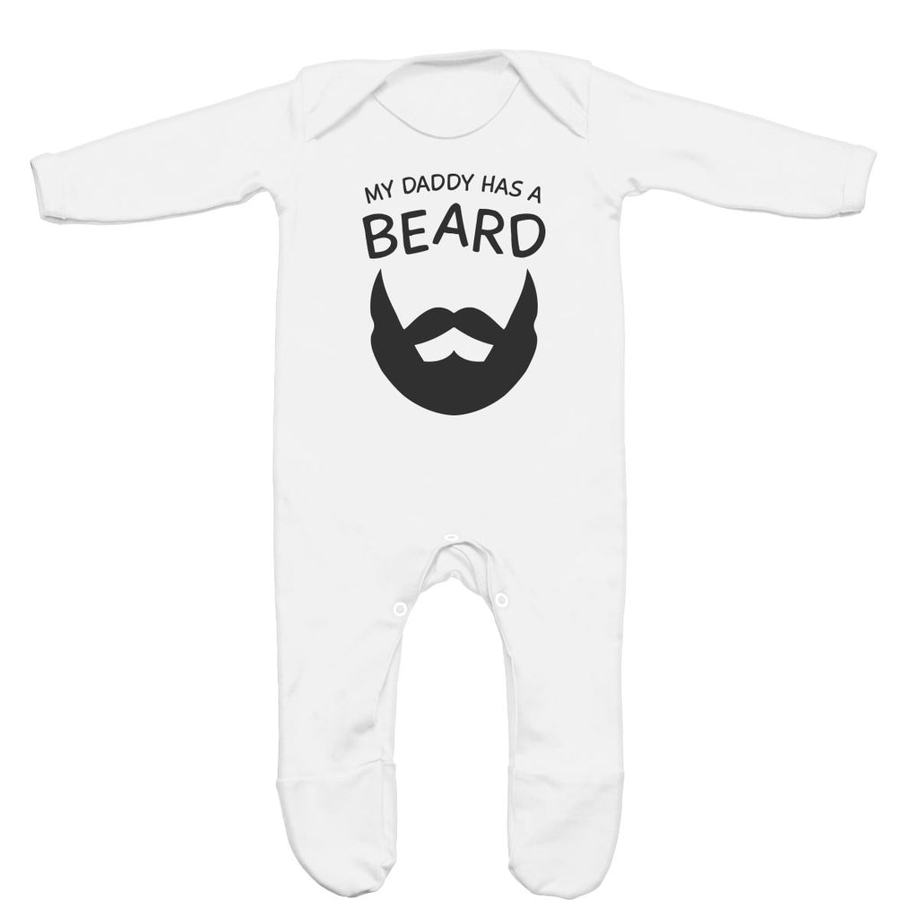 My Daddy Has A Beard Rompersuit For A Baby Boy Or A Girl