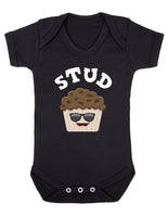 Stud Muffin Baby Boy Girl Unisex Short Sleeve Bodysuit