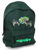 Personalised Dinosaur Children’s Back Pack Unisex