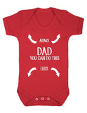 You Can Do This Baby Boy Girl Unisex Short Sleeve Bodysuit (Blue, 0-3m)