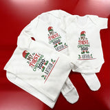 Baby's First Christmas Personalised Bodysuit  / Romper / Blanket