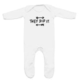 They Did It Rompersuit For A Baby Boy Or A Girl