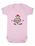 I Love You This Much Baby Boy Girl Unisex Short Sleeve Bodysuit
