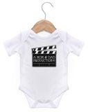 A Mom And Dad Production Short Sleeve Bodysuit / Baby Grow For Baby Boy Or Girl