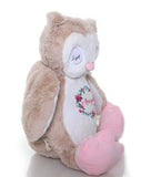 Personalised Sleepy Owl Teddy Bear