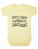 Don't Make Me Call My Auntie Baby Boy Girl Unisex Short Sleeve Bodysuit