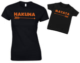Hakuna Matata Mother And Baby Matching T Shirt & Bodysuit Set