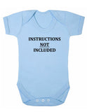 Instructions Not Included Baby Boy Girl Unisex Short Sleeve Bodysuit