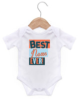 Best News Ever Short Sleeve Bodysuit / Baby Grow For Baby Boy Or Girl