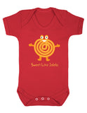 Sweet Like Jalebi Baby Boy Girl Unisex Short Sleeve Bodysuit