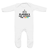 Player 3 Has Entered The Game Rompersuit For A Baby Boy Or A Girl