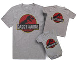 Copy of Daddysaurus Babysaurus Skeloton Design Father And Baby Matching T Shirt & Bodysuit Set