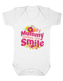 My Mummy Makes Me Smile Short Sleeve Bodysuit