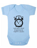 World's Most Expensive Alarm Clock Baby Boy Girl Unisex Short Sleeve Bodysuit